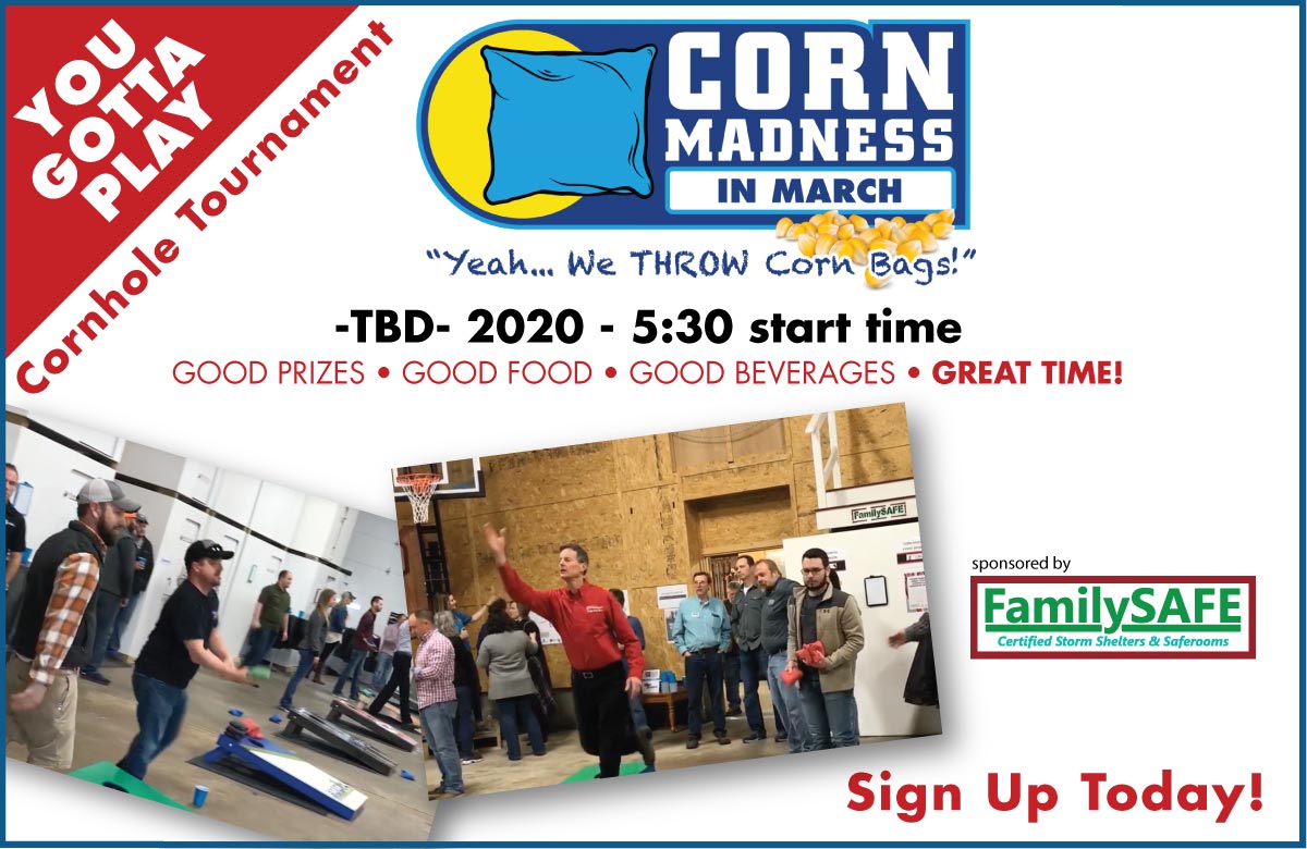 Cornhole Tournament - Corn Madness 2020