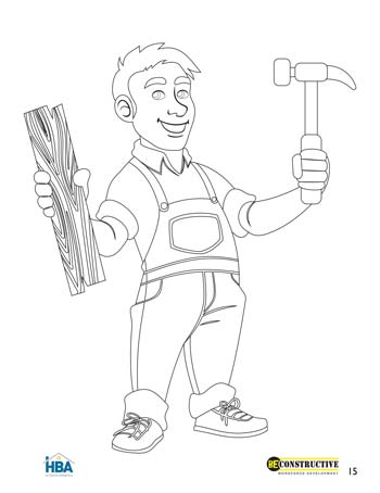 Kids Home Pro Coloring Page