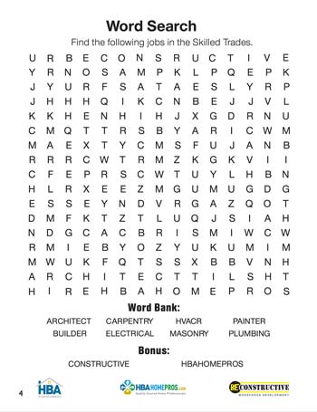 HBA Kid's Crossword Puzzle